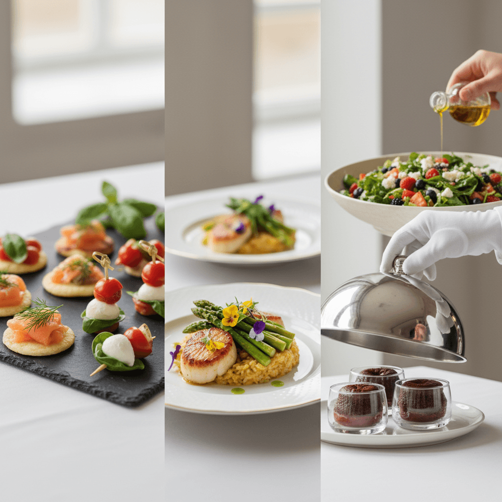 Diverse catered menu and service offerings